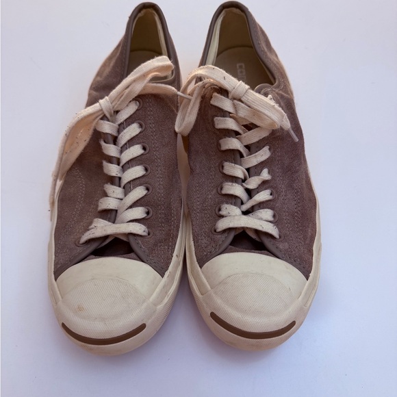 Converse Men's Tan Suede Sneakers - Picture 1 of 4